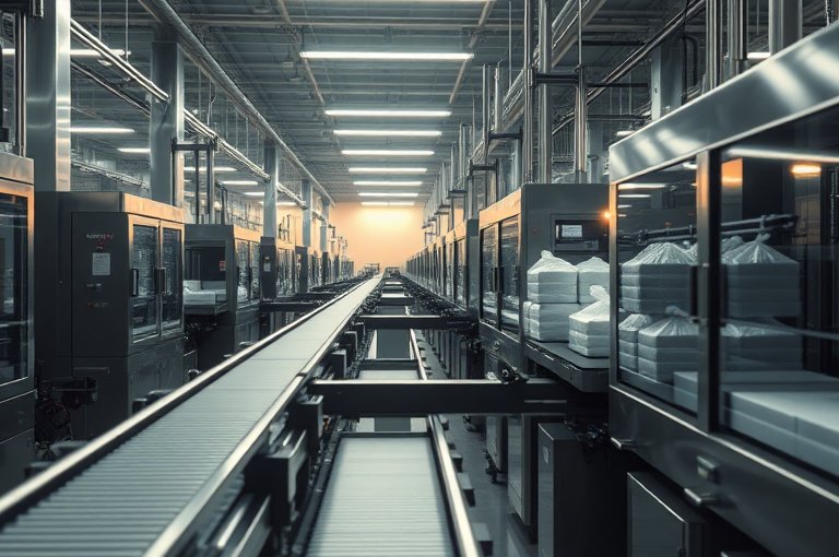 自動化碼垛機生產流水線