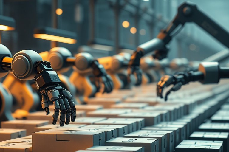 自動碼垛機器人智能高效